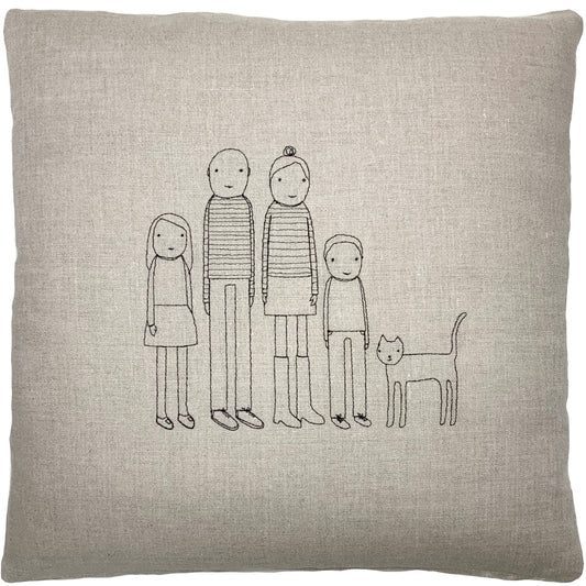 Family Pillow, Centered