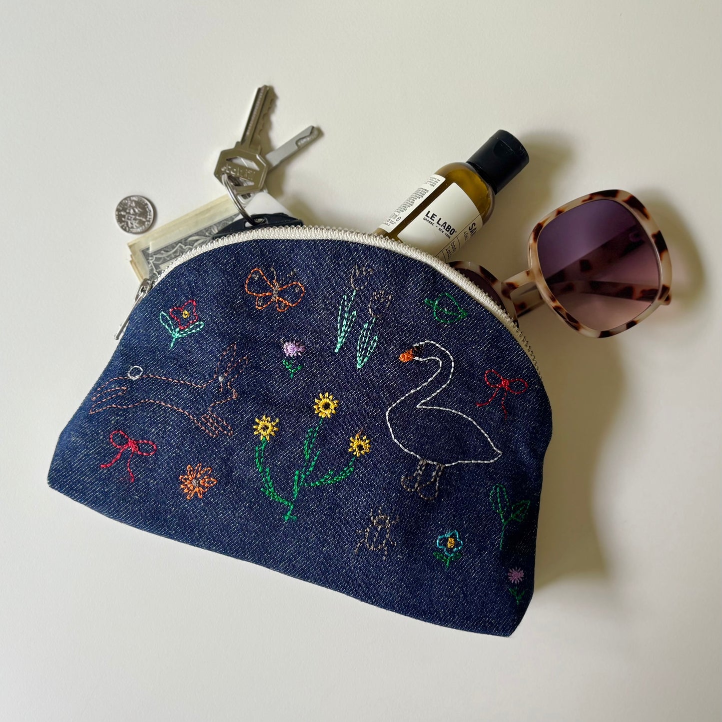 Biota Denim Pouch