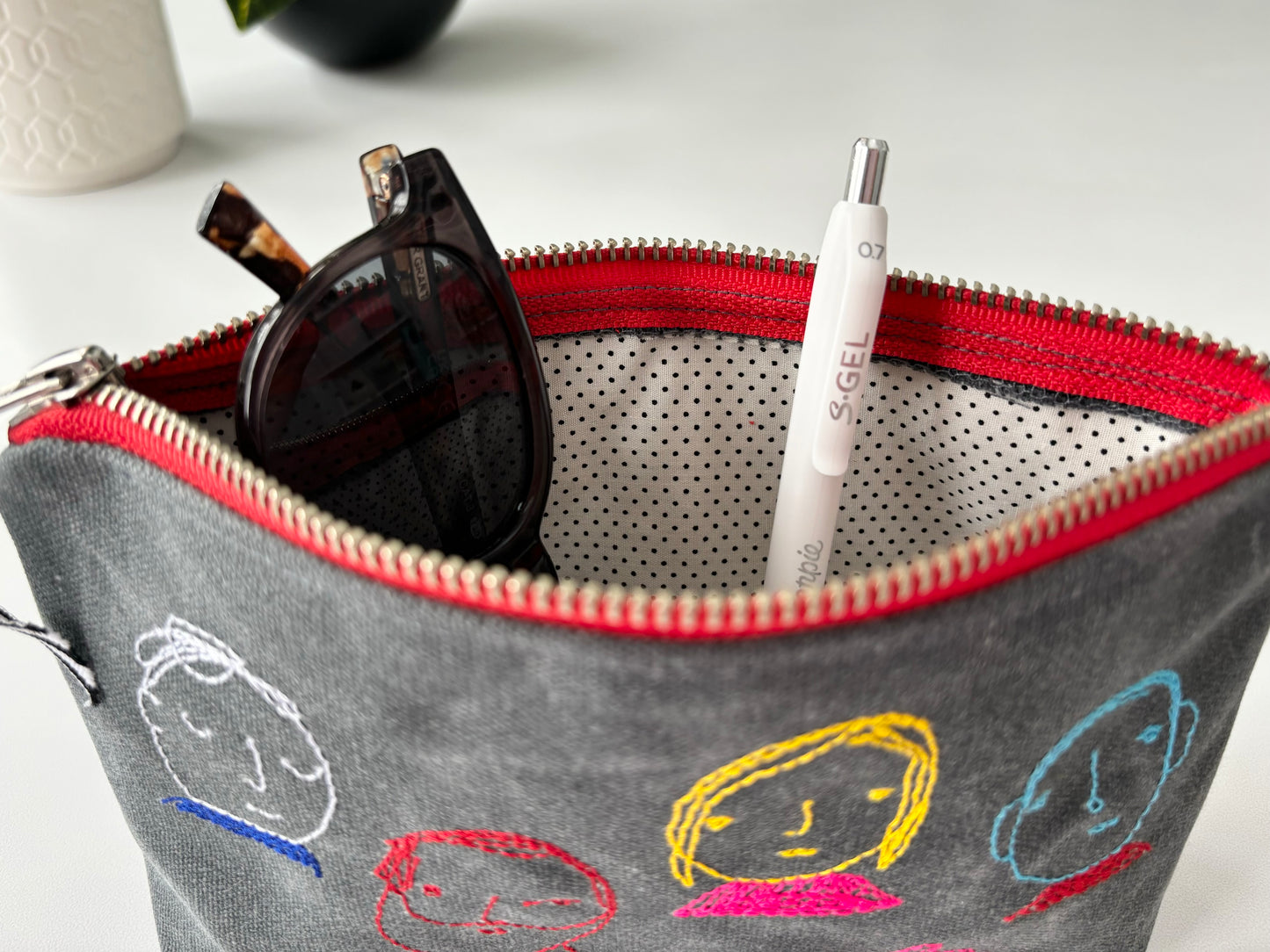 Folks Waxed Canvas Pouch