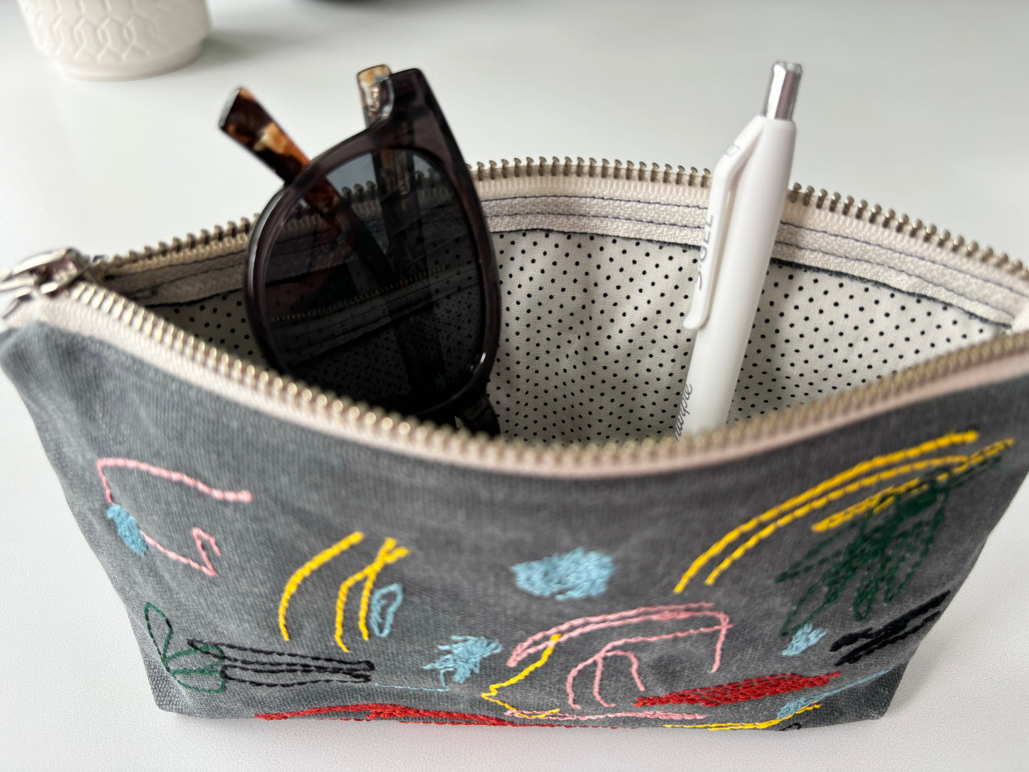 Shorescape Waxed Canvas Pouch