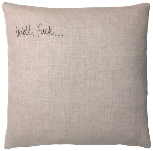 Well, fuck… Pillow