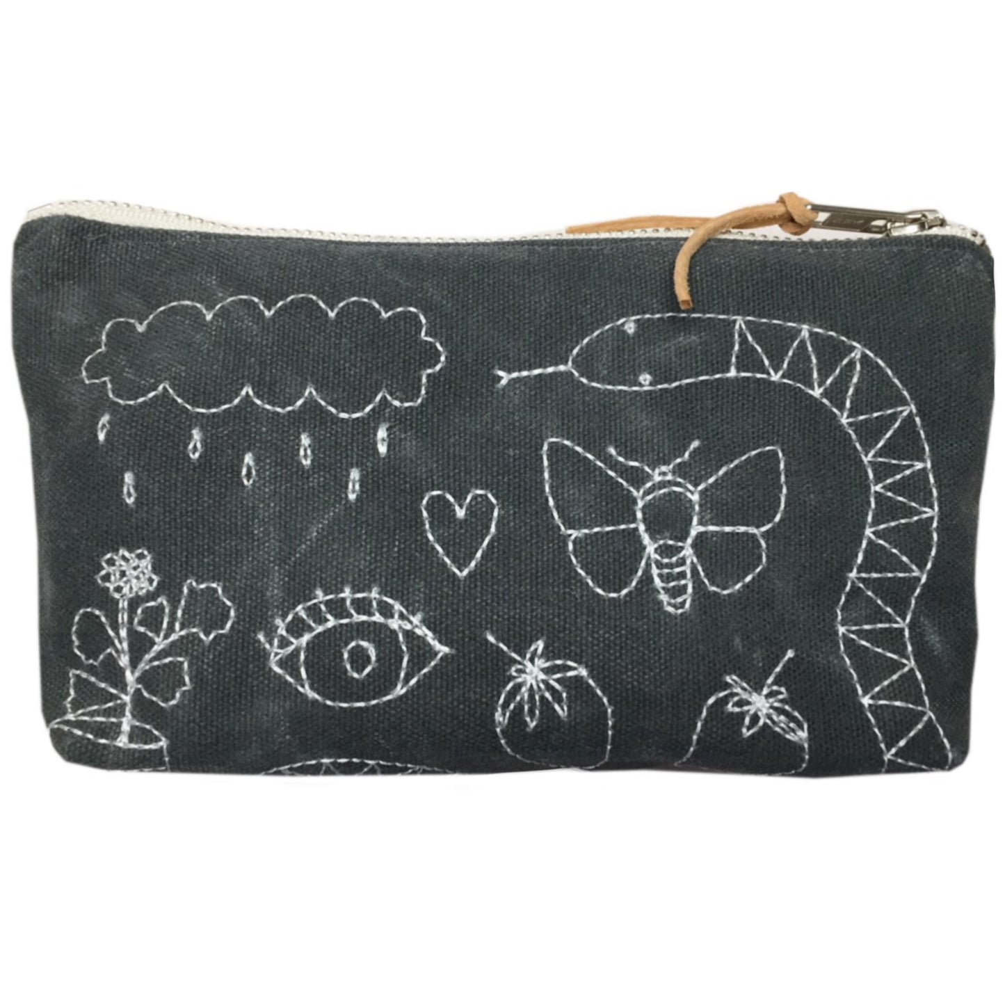 Memory Lane Waxed Canvas Pouch