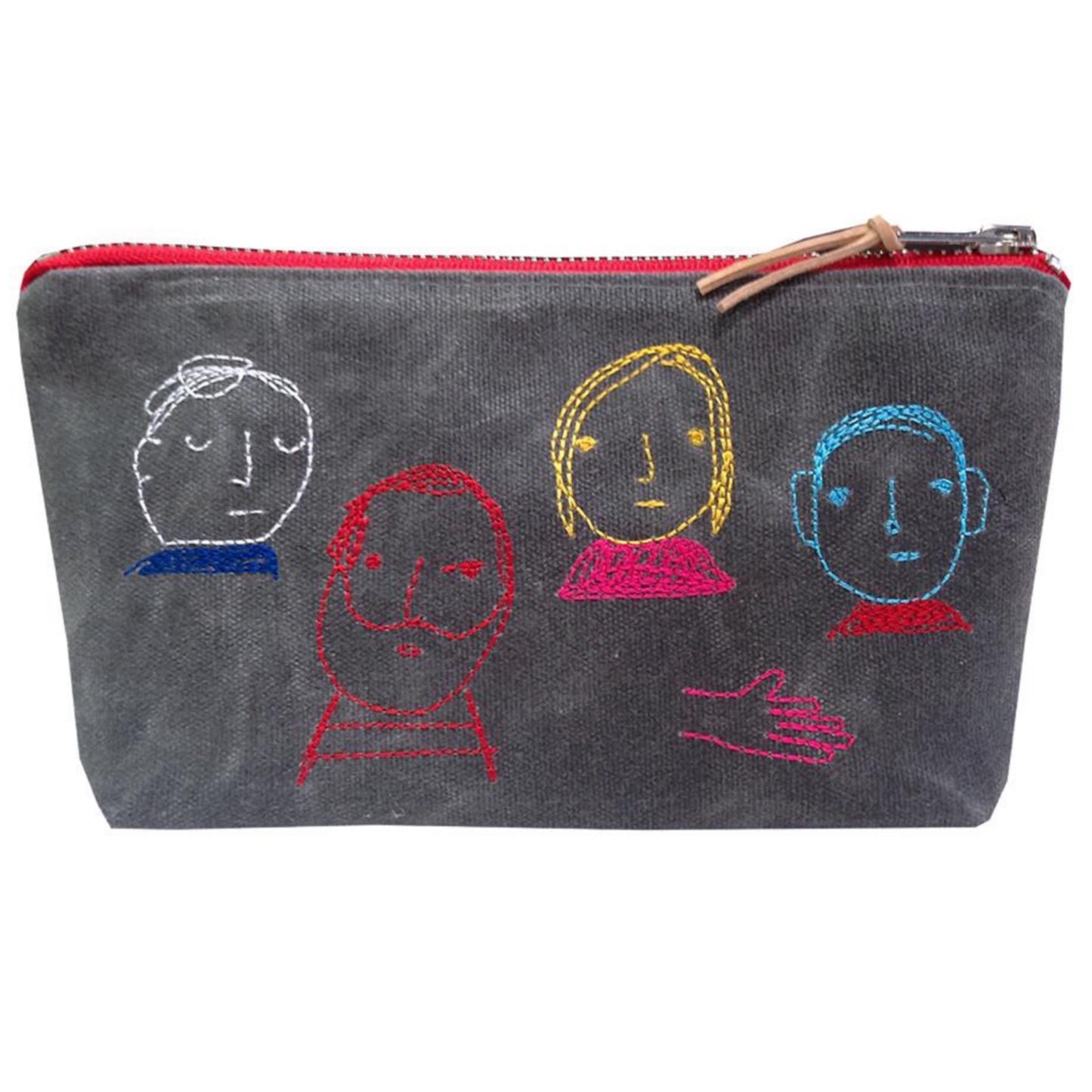 Folks Waxed Canvas Pouch