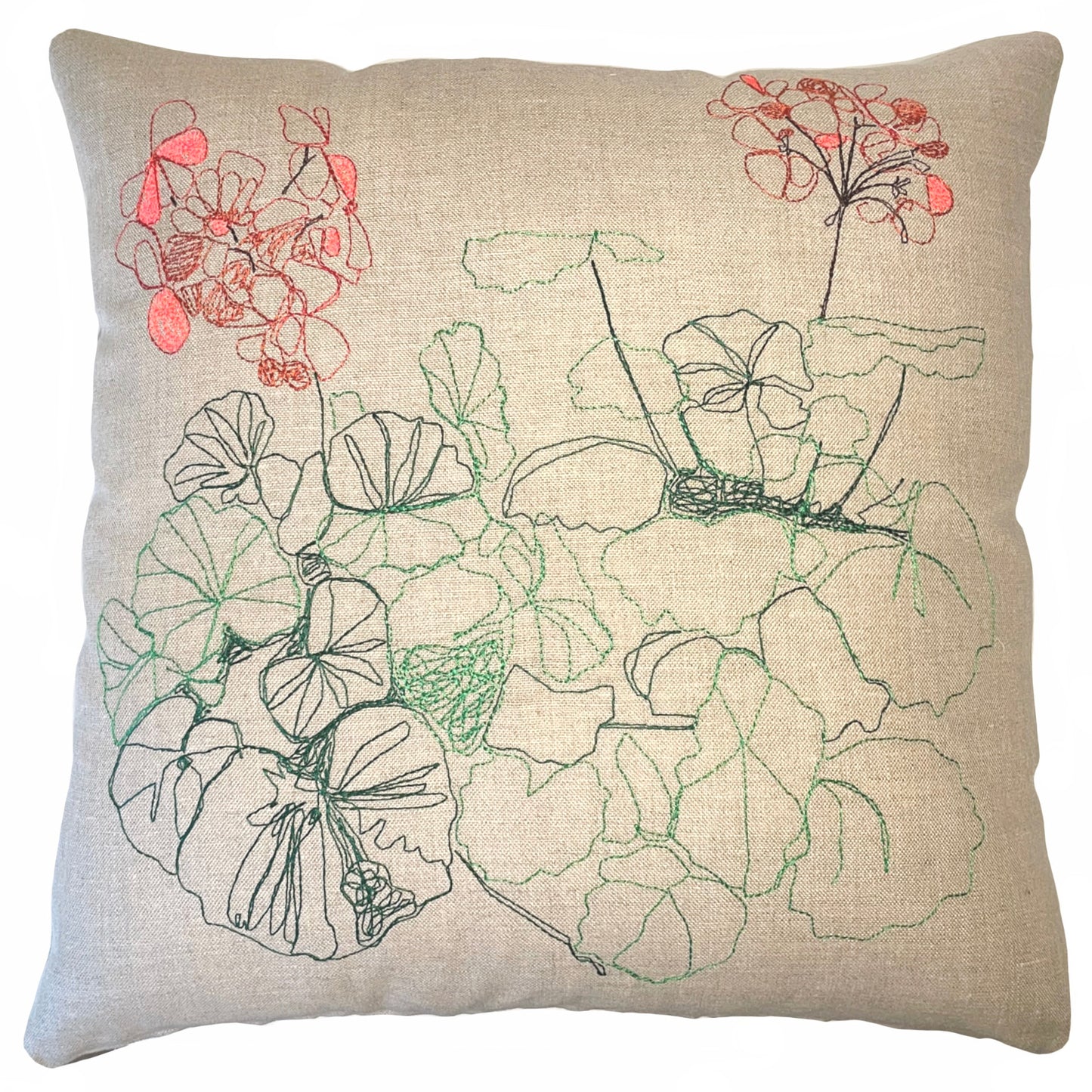 Geraniums Pillow