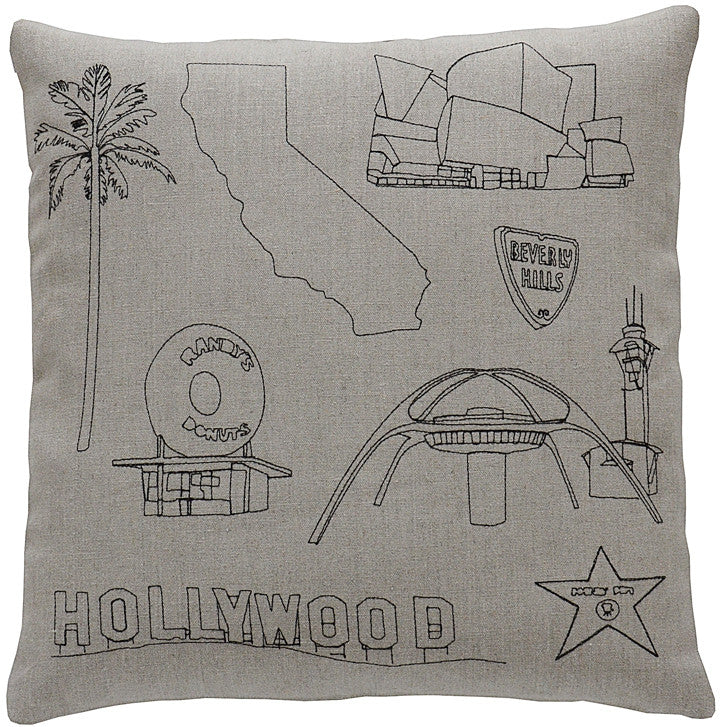 places- los angeles pillow