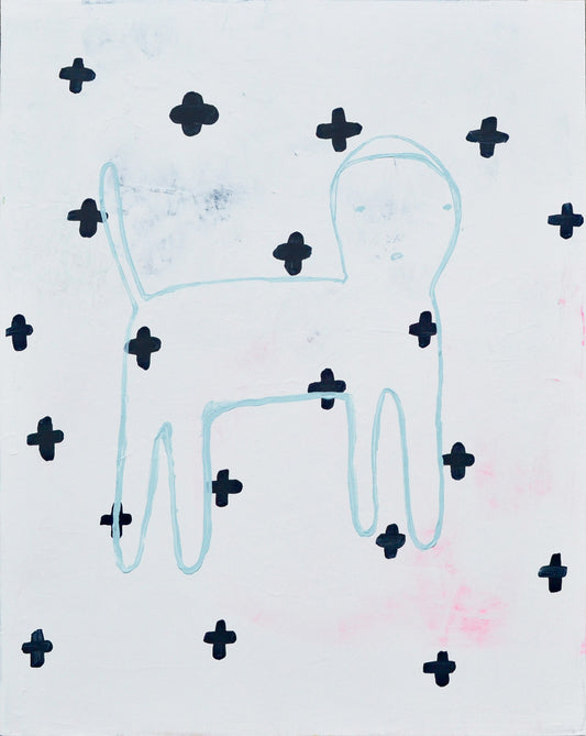 SOLD - Man + Dog