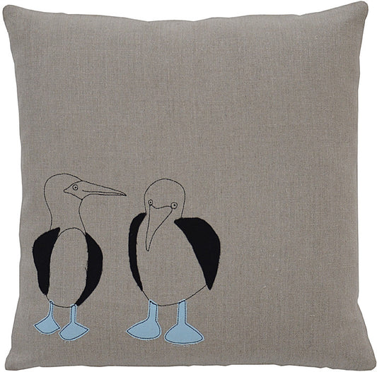Blue-Footed Boobies Pillow