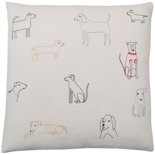 Dogs Pillow, Cotton