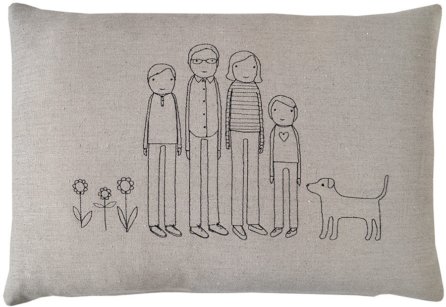 Family Pillow, Centered