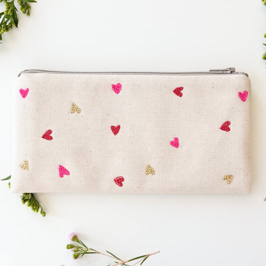 Micro Hearts Pouch