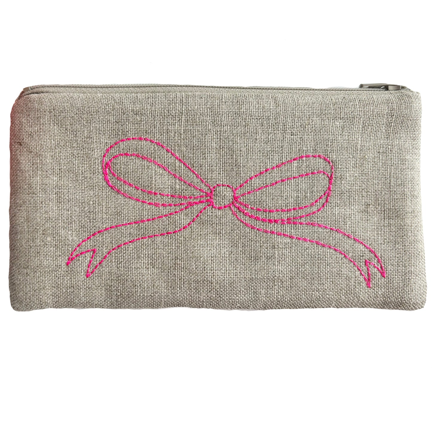 Bow Pouch, Pink