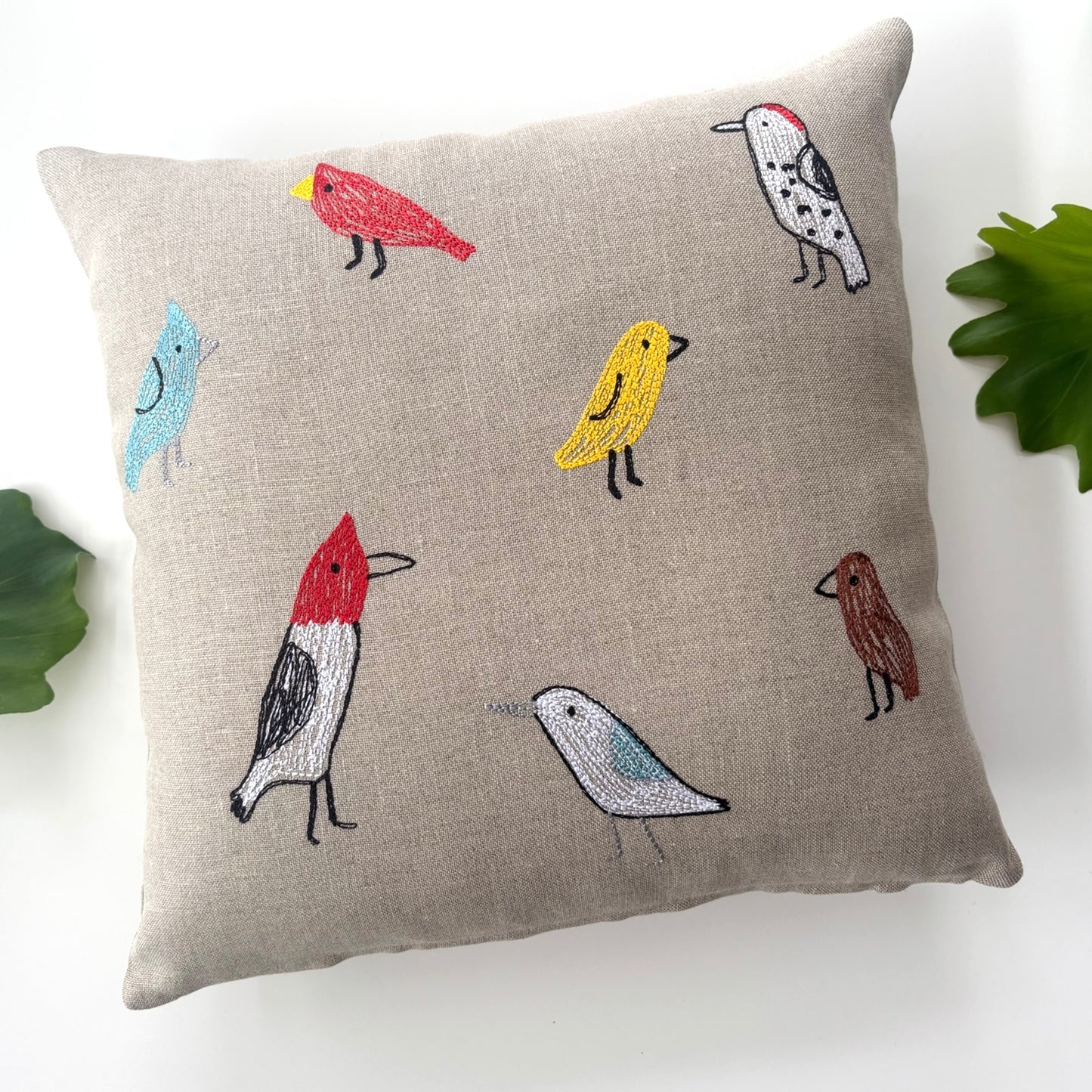 Backyard Birds Pillow