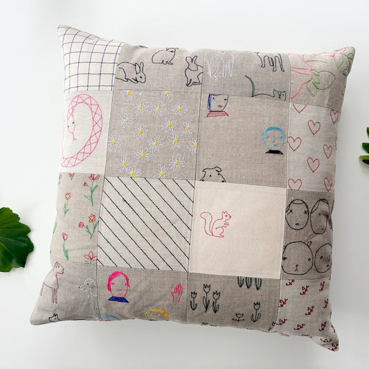 Patchwork Squares Pillow