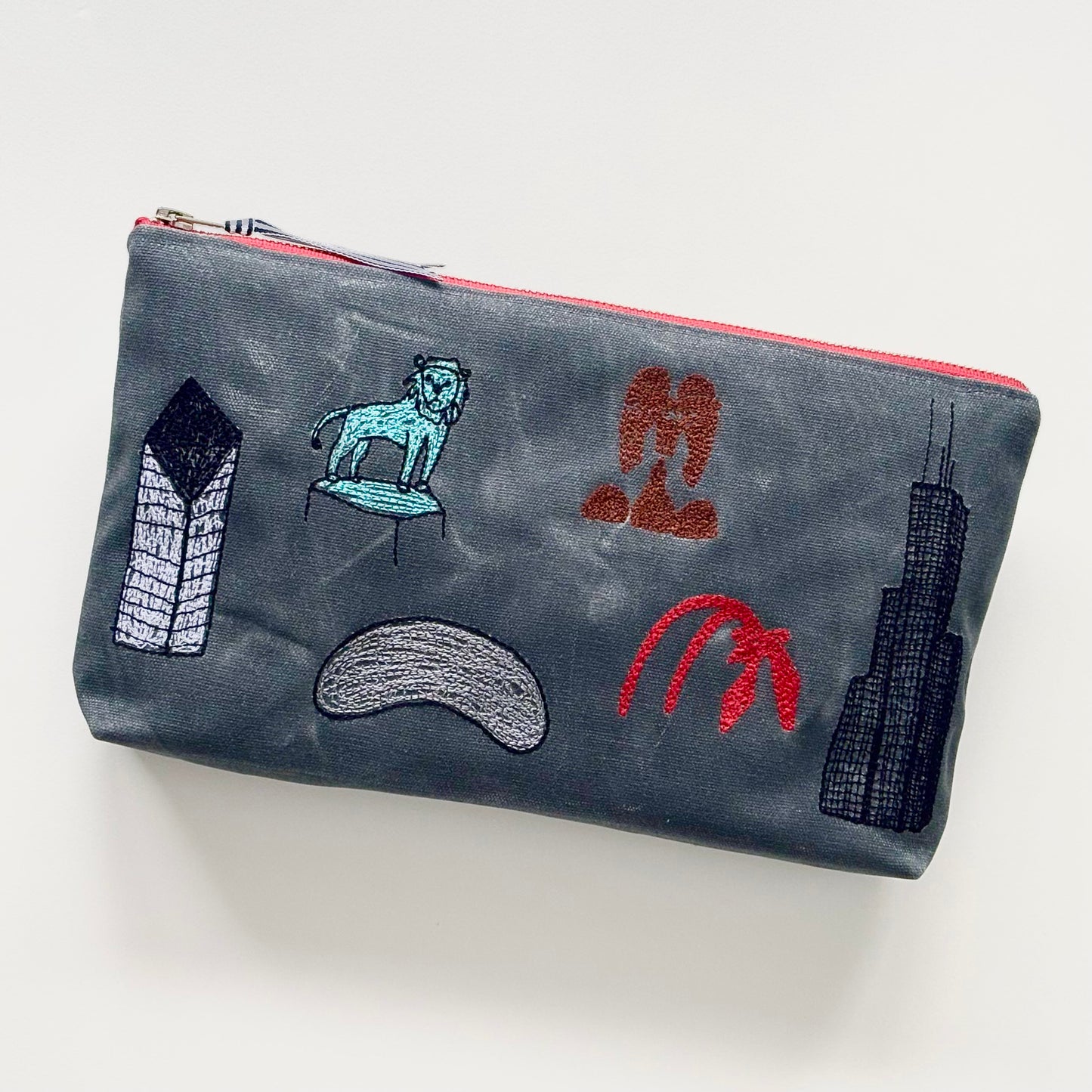 Waxed Canvas Chicago Pouch