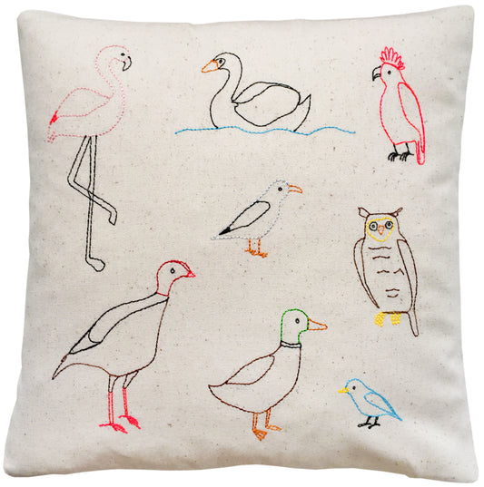 Birds of the World Pillow