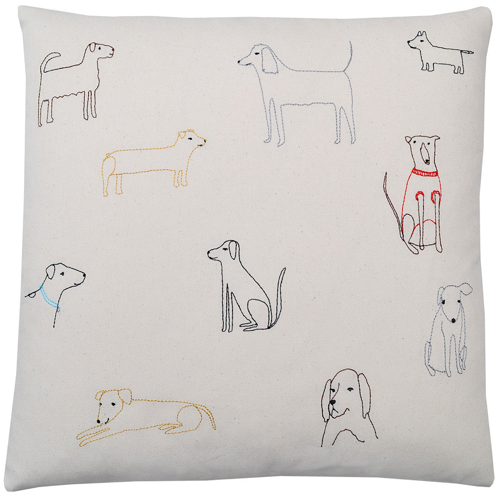 Dogs Pillow, Cotton
